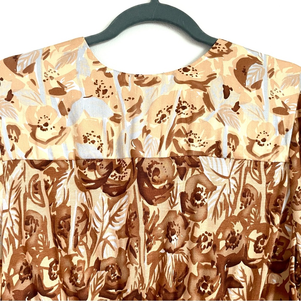 Anthropologie Tiny Valentina Long Sleeve Printed Surplice Blouse Top Size M NWT - Picture 11 of 12